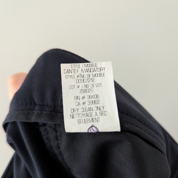 Theory Dantey Mandatory Slim Scuba Trouser Pants - Picture 9 of 10